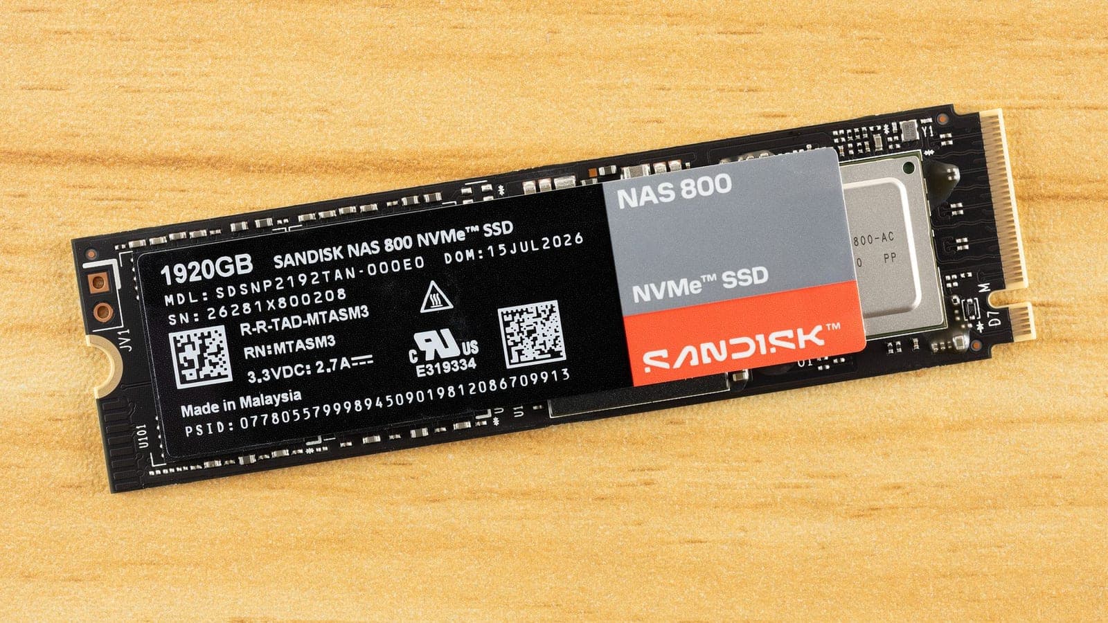 SanDisk NAS 800: SSD NVMe de alta resistencia para NAS