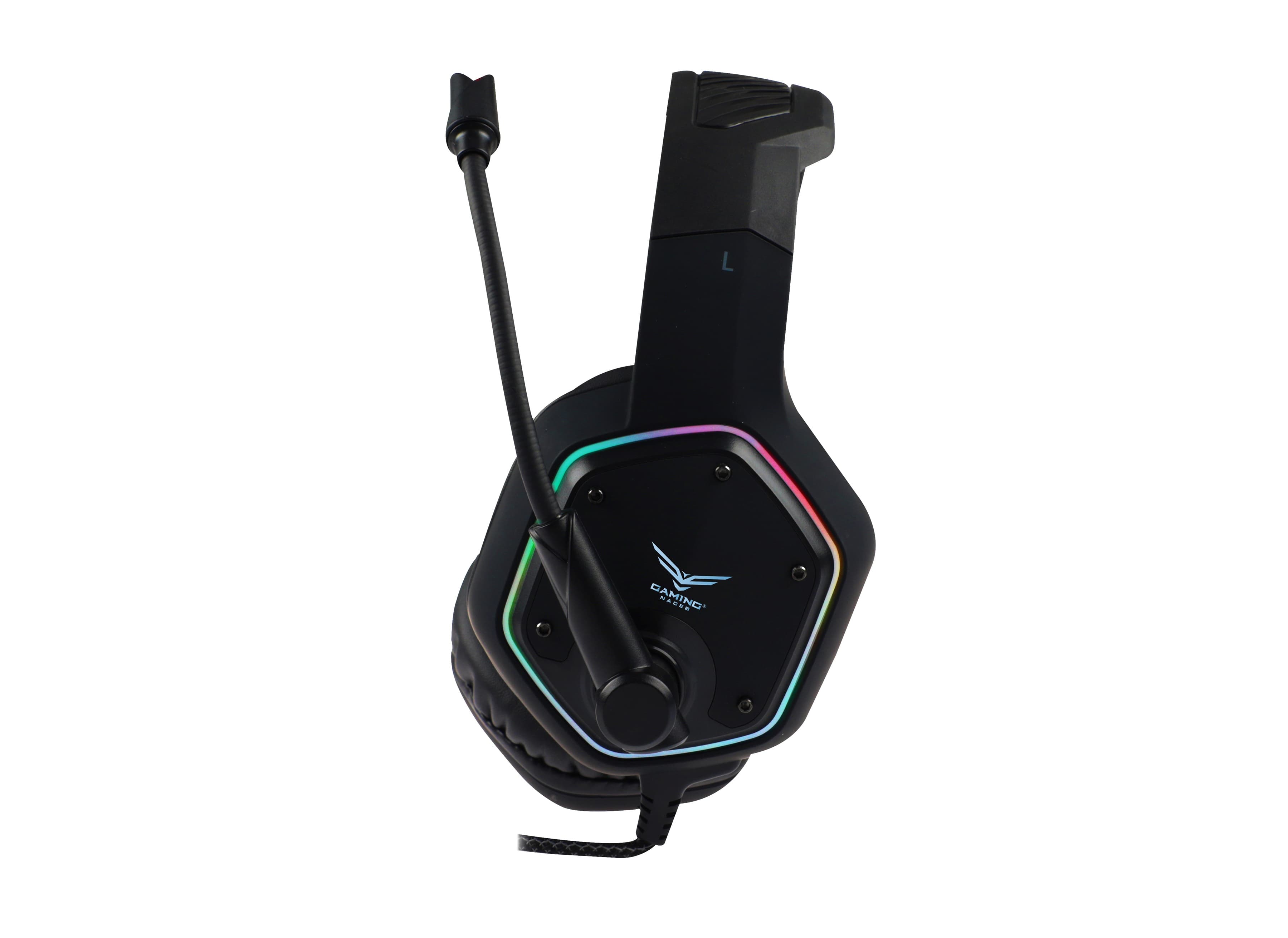Audífonos Gamer 7.1 RGB NAJA Naceb Gaming NA-0315
