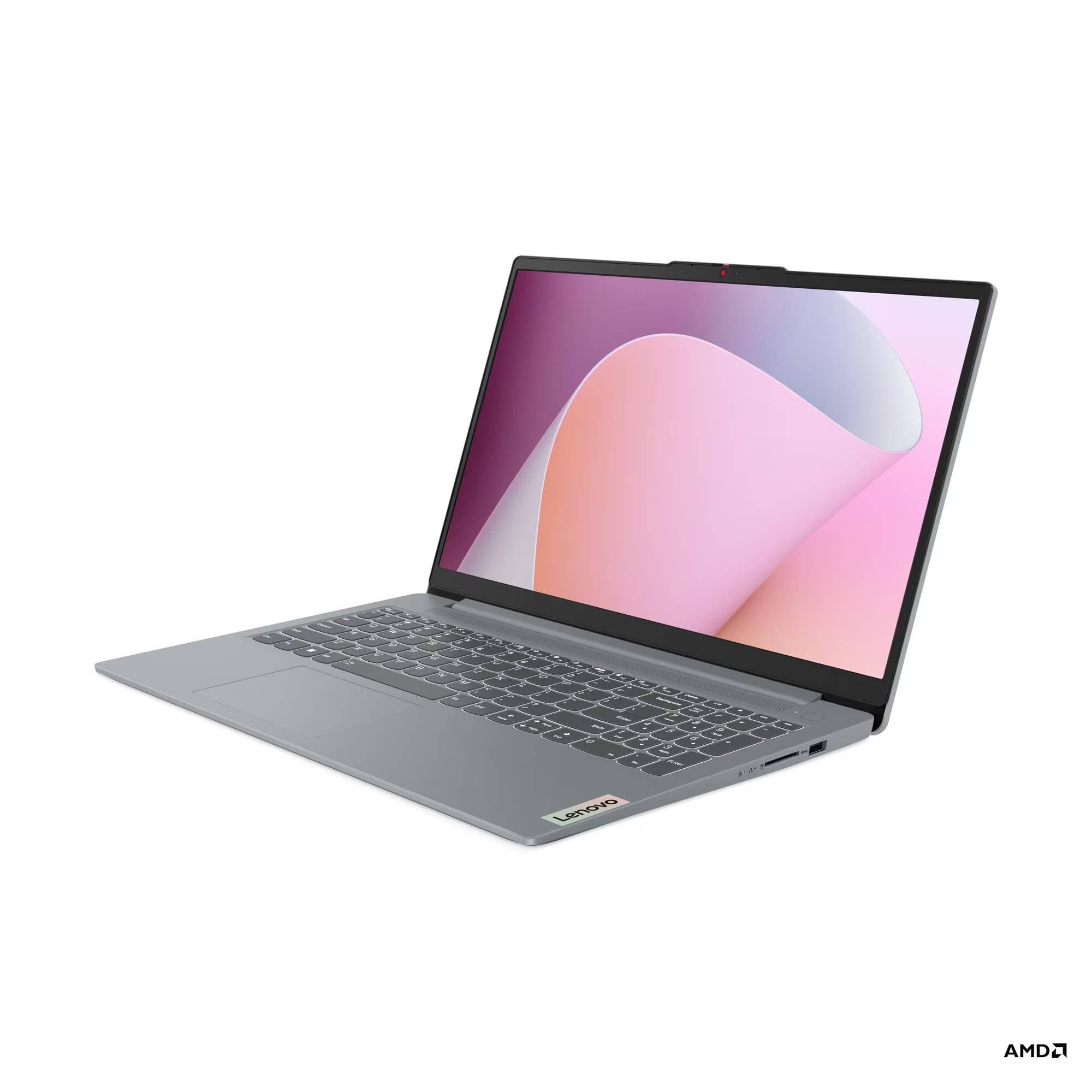 Lenovo IdeaPad Slim 3 15AMN8 / AMD Ryzen 5 7520U / 8 GB / 512 GB SSD / Pantalla 15.6 Pulgadas / Windows 11 Home / 1 año de garantia / Incluye maletin.