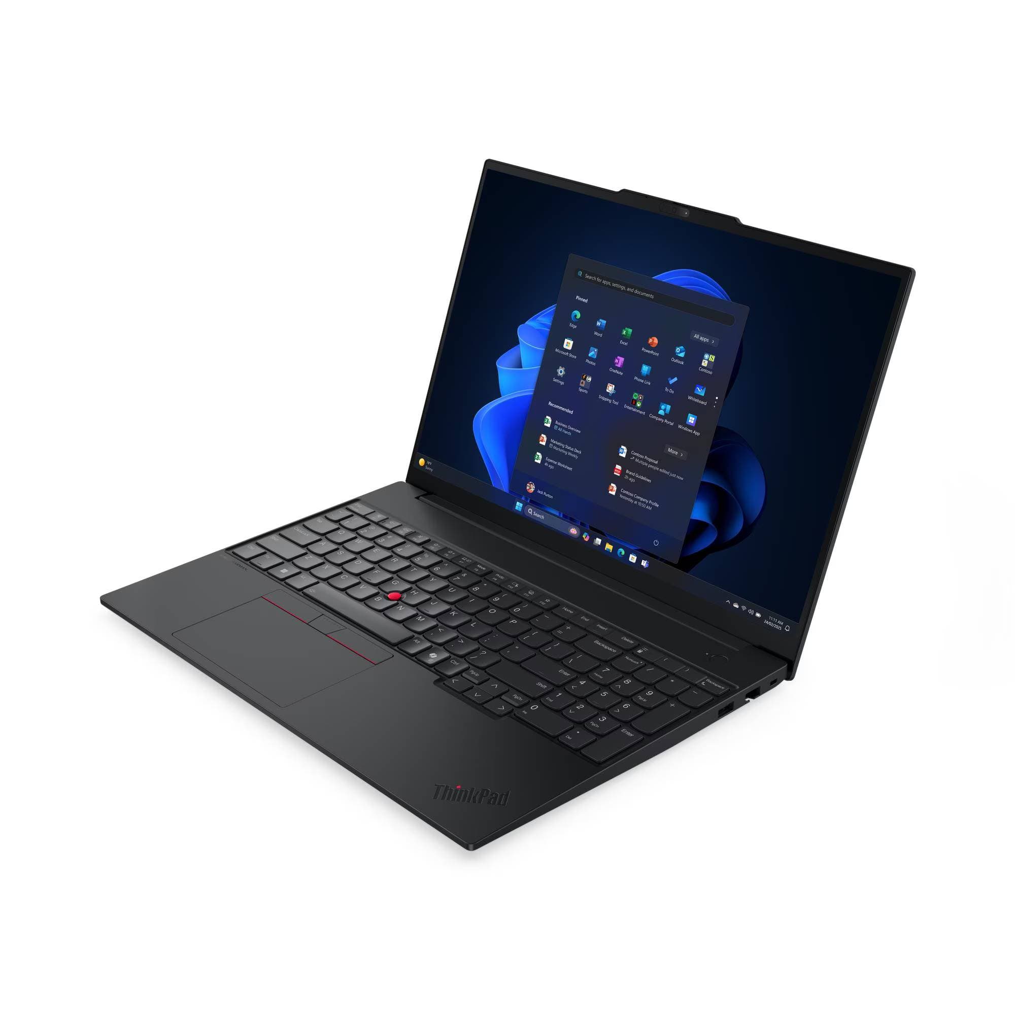 Laptop LENOVO Thinkpad E16 G3 / Core Ultra 7 255H / 16 GB / 512GB SSD / W11P / Pantalla 16 pulgadas / 1 año de garantia