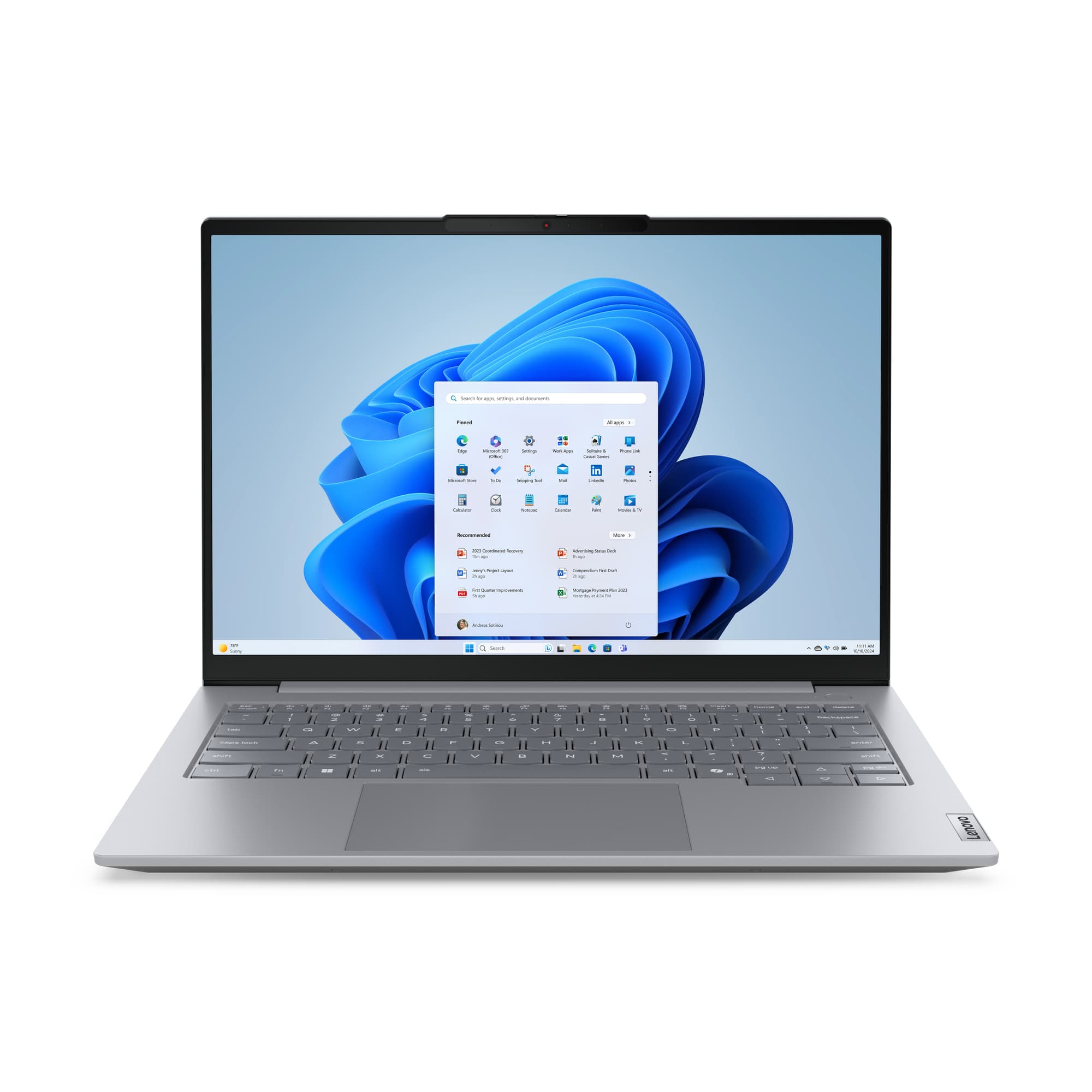 Laptop Lenovo ThinkBook 14 G8 IRL / Intel Core 7 240H / 32GB / 1TB SSD / W11P / 1 año de garantía