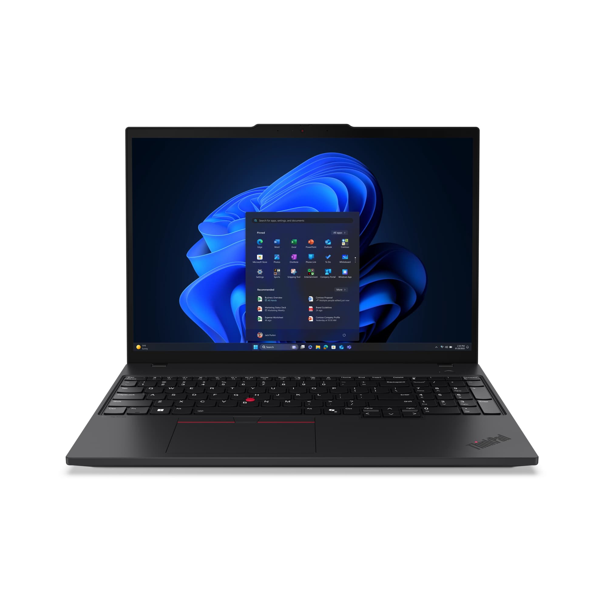 Laptop Lenovo ThinkPad T16 Gen 4 / Intel Core Ultra 5 225U / 16 GB / 512 GB / W11P / 3 años de garantia.