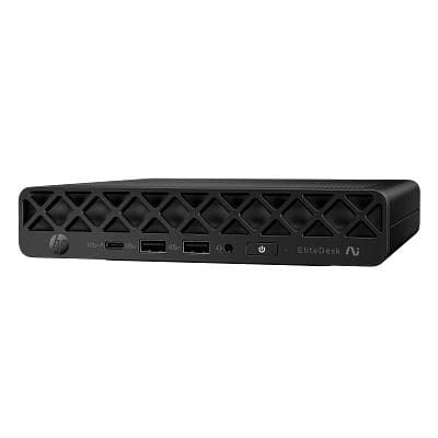 Computadora de Escritorio.HP EliteDesk 8 Mini G1a PC (D71XTLT#ABM). Procesador AMD RYZEN AI 5 340 / 16 GB RAM / SSD1 TB / Windows 11 Pro. Garantía 1 / 1 / 1