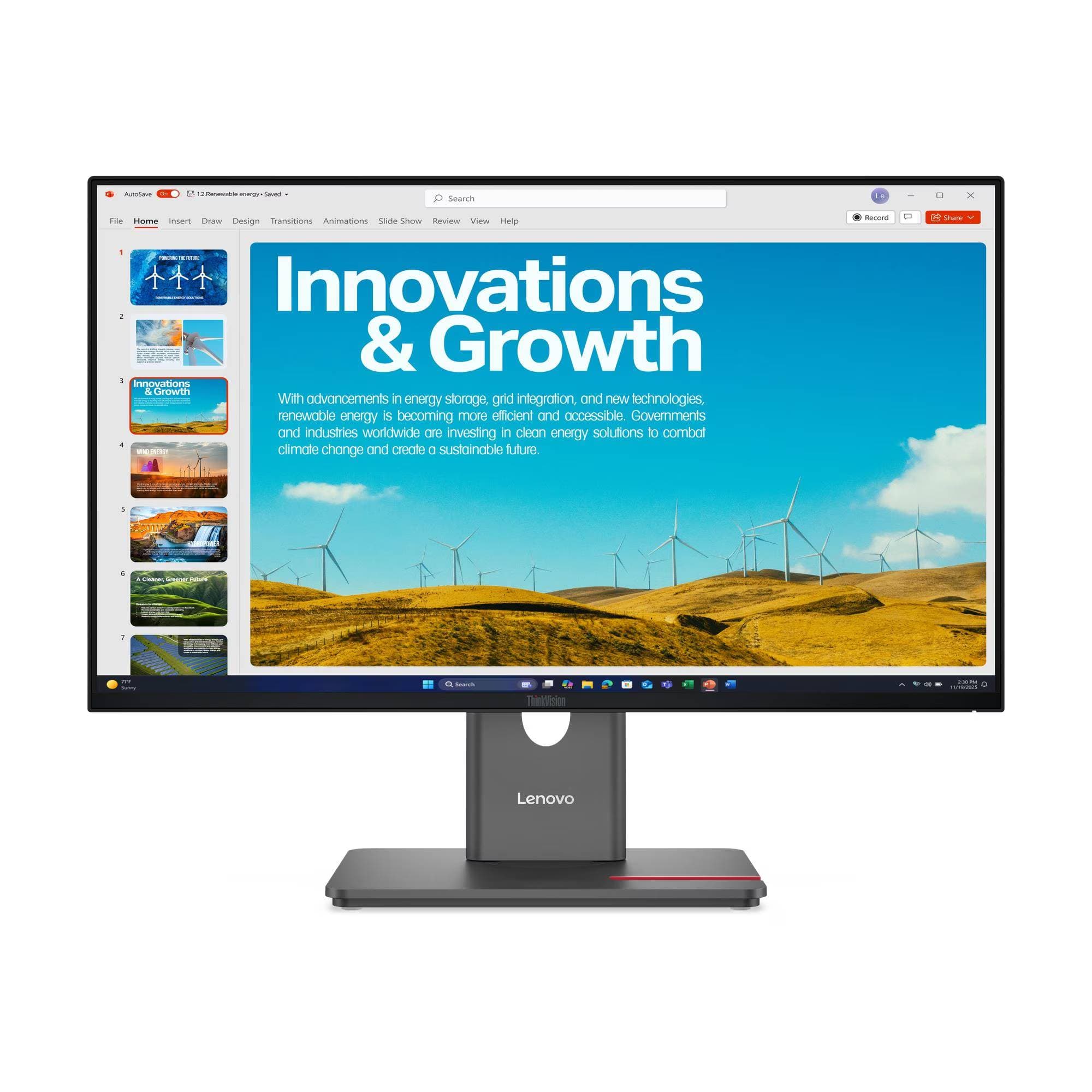 Monitor LENOVO 64B1GAR1LA