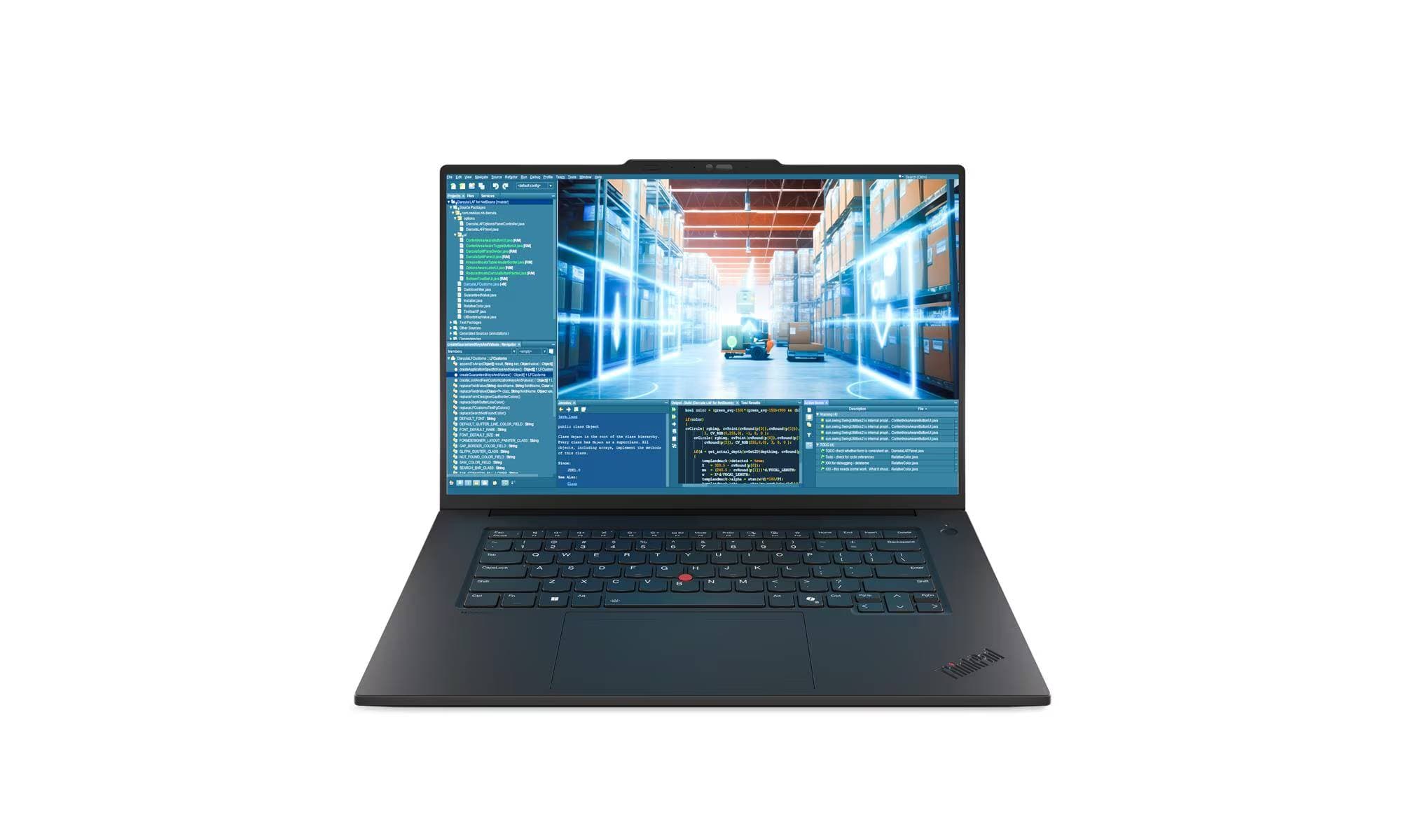 Wks Laptop Thinkpad P1 Gen 8 / Pantalla 16 pulgadas / Intel Core Ultra 7 255H / 32 GB / 1TB SSD / tarjeta gráfica NVIDIA RTX PRO 1000 Blackwell Generation