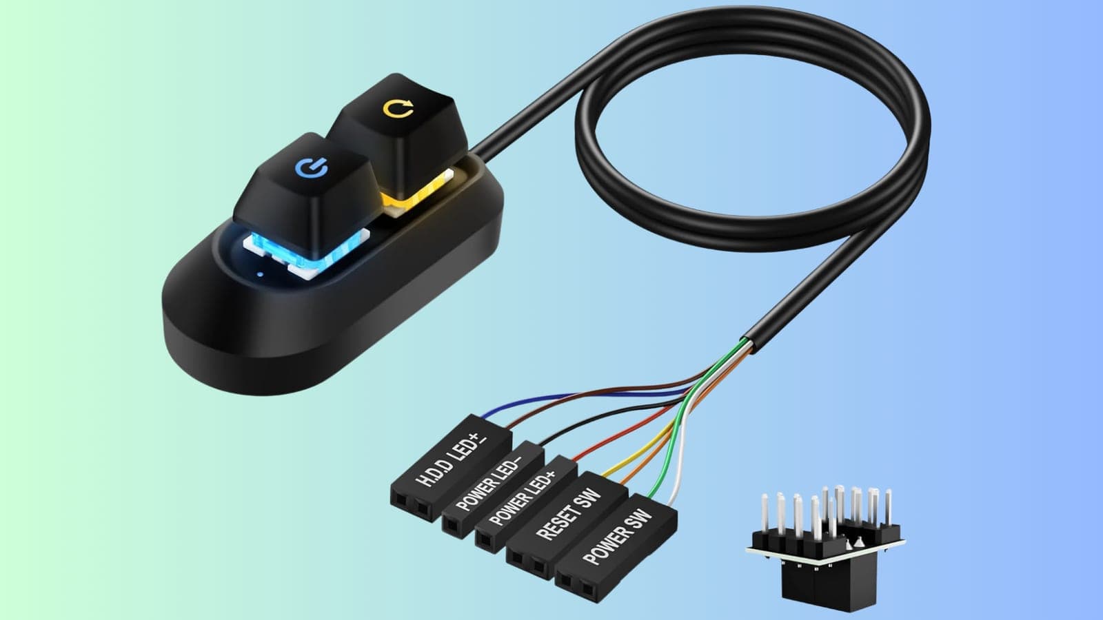 Botón de encendido externo para PC: tu rig sin agacharte