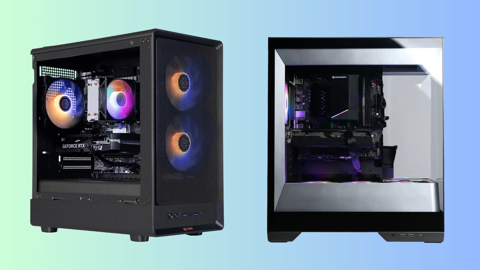 PC gamer 1080p barata en EUA: RTX 5060 vs RX 9060