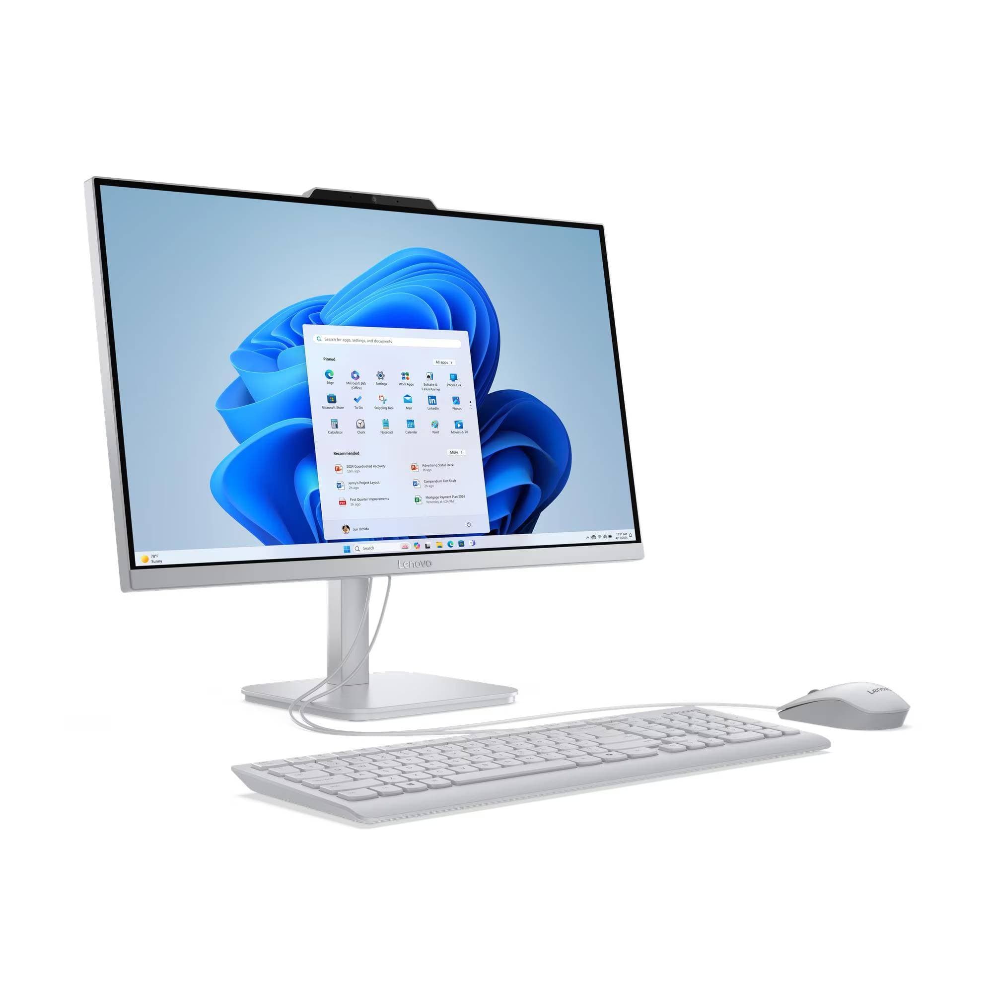 All in One LENOVO IdeaCentre A100 / 23.8 pulgadas / Intel Core i3-N305 / 8 GB / 512 GB SSD / Windows 11 home