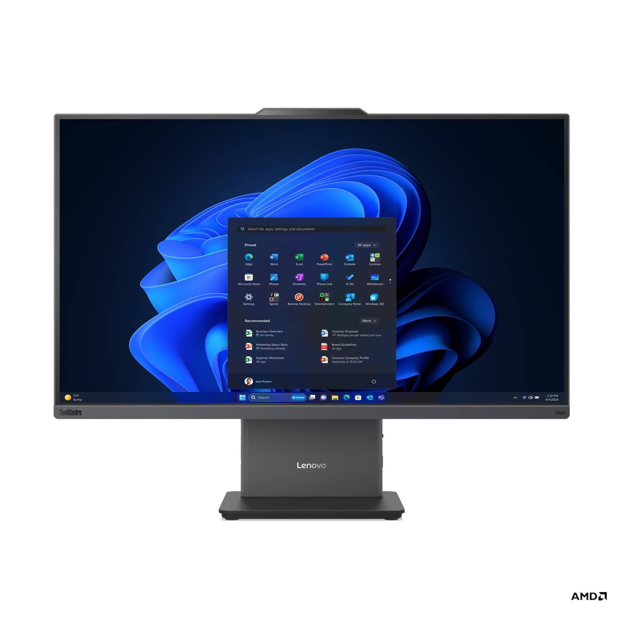 All in one neo 55a 24 G6 / AMD Ryzen 5 220 / 16 GB DDR5-5600 / SSD de 512 GB M.2 Windows 11 Pro / español / garantía 1 año en sitio.