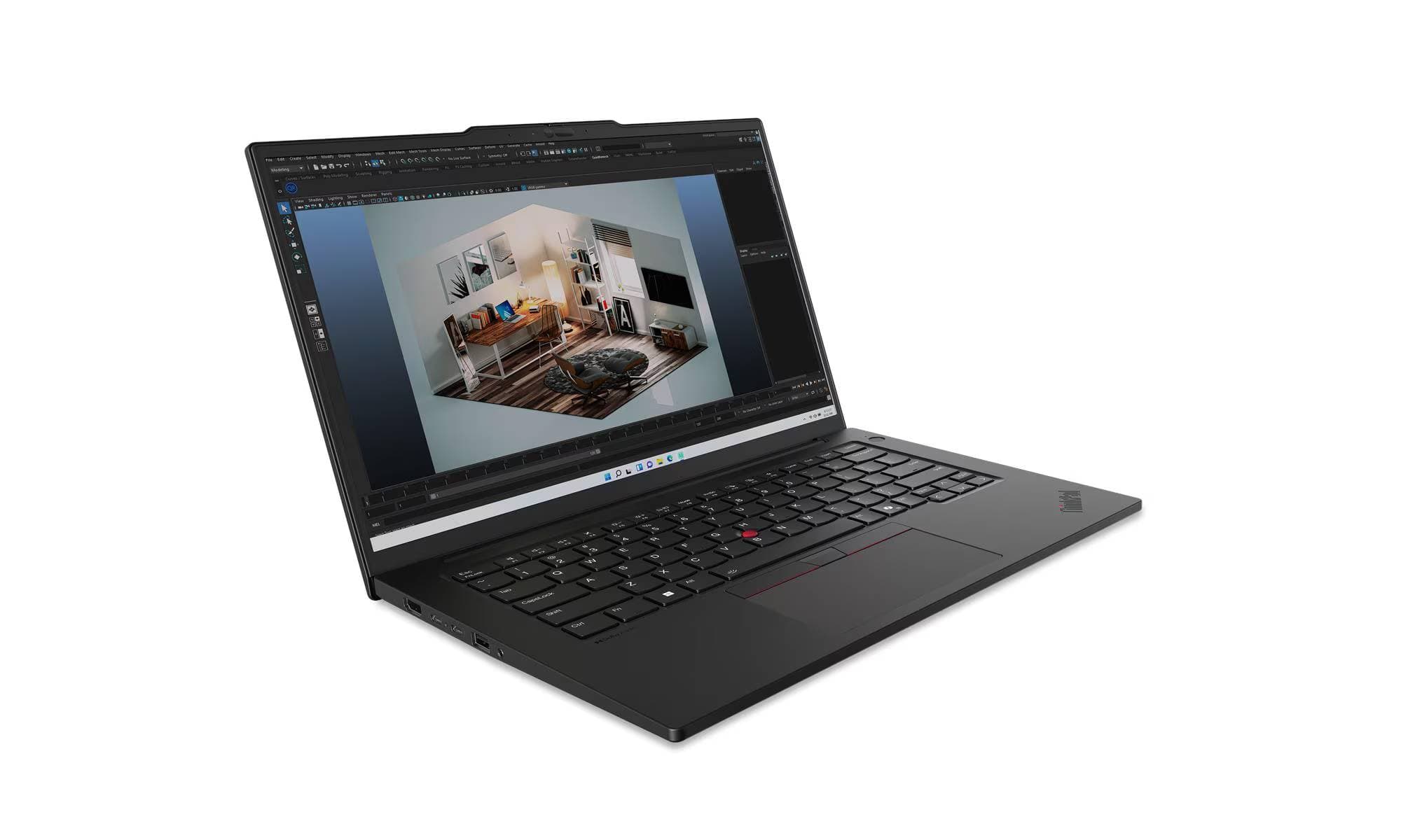 Laptop ThinkPad P14s Gen 5 / Pantalla 14.5 Pulgadas / IntelCore Ultra 7 155H / 16 GB / 512 GB SSD / tarjeta gráfica / NVIDIA RTX 500 Ada Generation 4GB GDDR6
