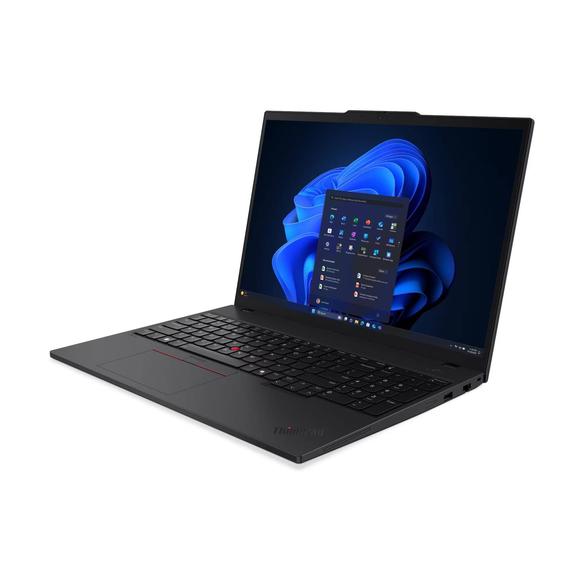 Laptop Lenovo Thinkpad T16 Gen 4 / Intel Core Ultra 7 255U / 32GB / 1TB / W11P / 3 años de garantia