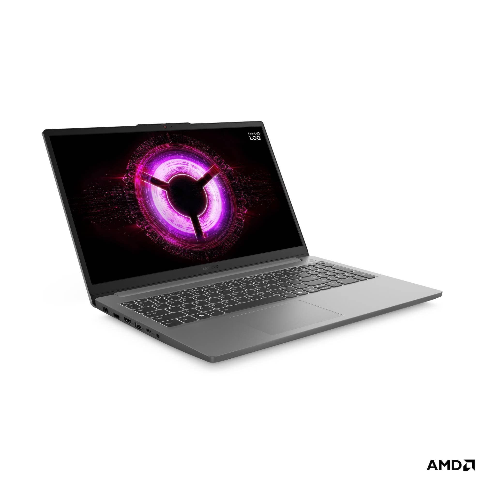 Lenovo NB LOQ 15ARP10E / 83S00005LM / Ryzen 7 7735HS / RAM 16GB / Almacenamiento 512GB SSD / NVIDIA GeForce RTX 4050 6GB / W11 Home / 1 año de garantia