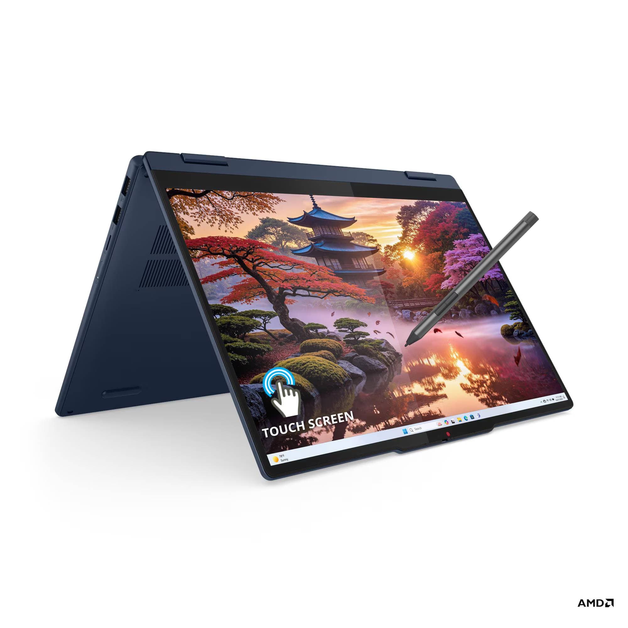 Lenovo IdeaPad 5 2-in-1 14AKP10 / 83KT002TLM / Ryzen AI 7 350 / RAM 16GB / Almacenamiento 512GB / TOUCH / W11 Home / 1 año de garantia
