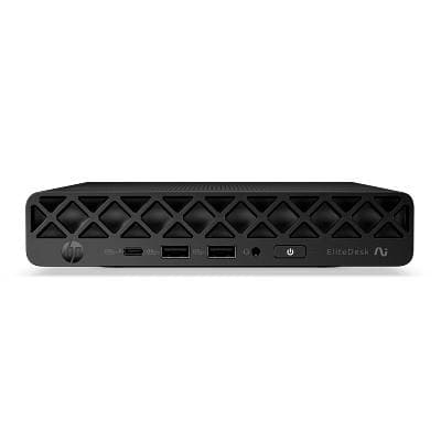 Computadora de Escritorio.HP EliteDesk 8 Mini G2i Desktop AI PC (D9FG0AT#ABM). Procesador Intel Core Ultra 7 356H. RAM 16GB / SSD 512 GB / Windows 11 Pro.