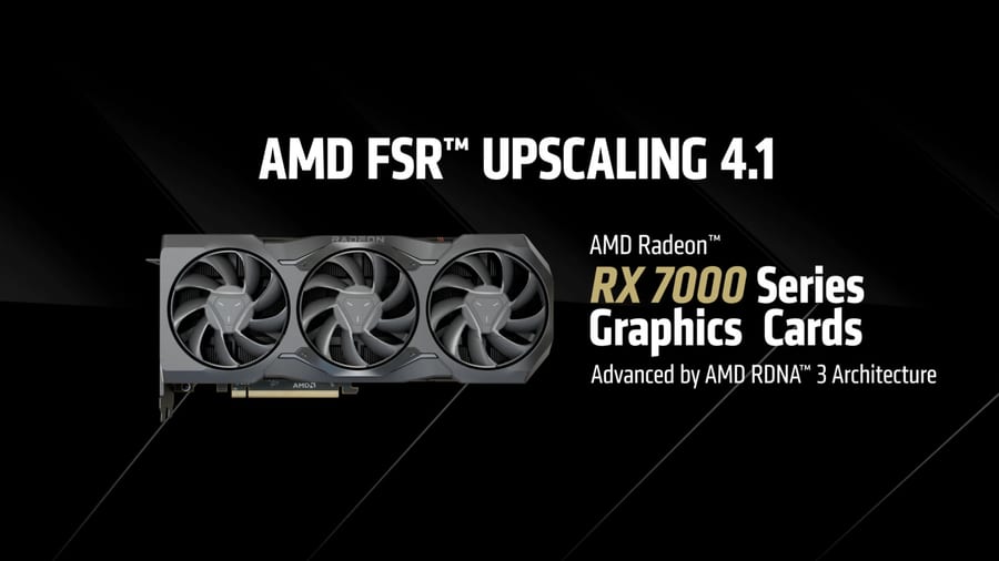 FSR 4.1 de AMD llegará a GPUs antiguas en julio 2025