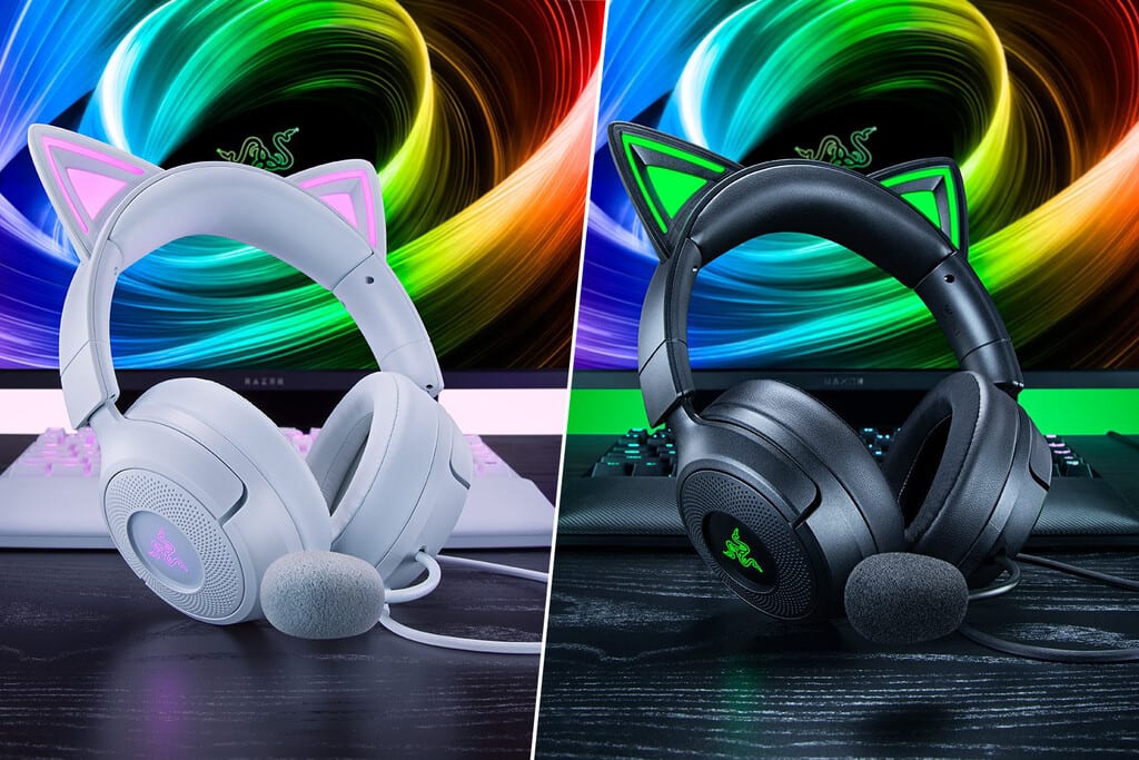 Razer Kraken Kitty V3: audífonos con orejas de gato y RGB
